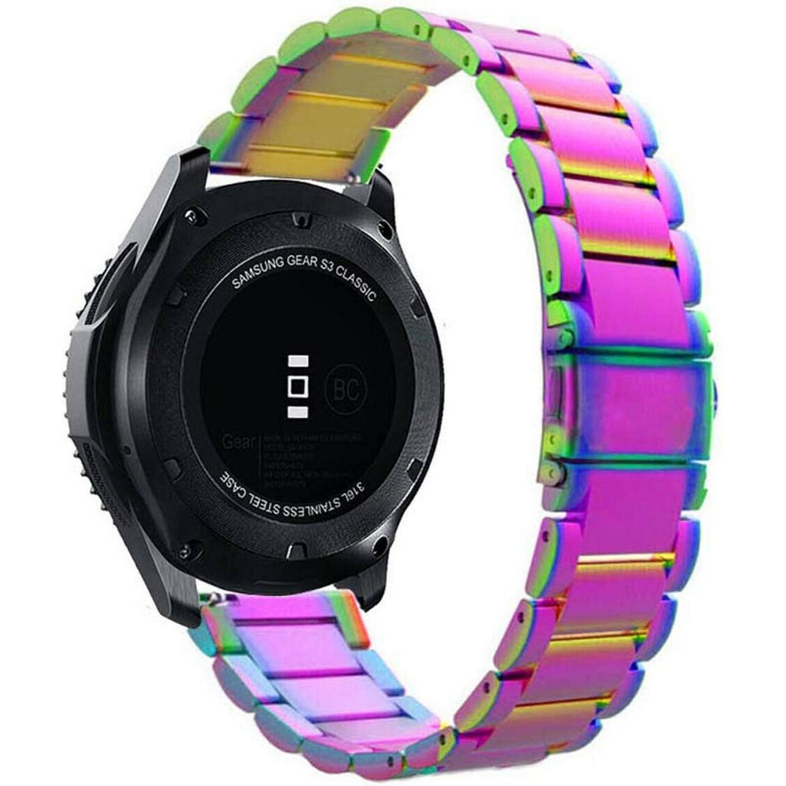 Thumbnail - Strap-it Stahlarmband (Edelstahl, Xiaomi Mi Watch), Uhrenarmband, Mehrfarbig