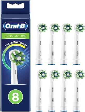 Produktbild Braun Aufsteckbürsten Cross Action 8 Stk. (8 x)