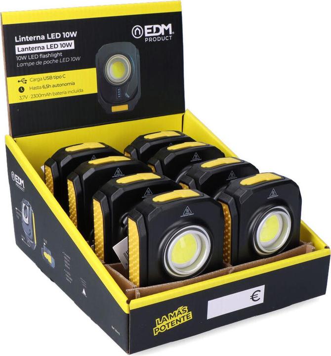 Produktbild EDM Taschenlampe LED 36442 2100 W 10 W (7 cm)