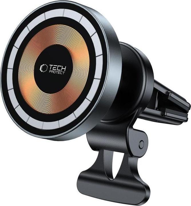 Productafbeelding Tech-Protect MM15W-V5 autotelefoonhouder met MagSafe 15W inductielader voor luchtrooster - zwart