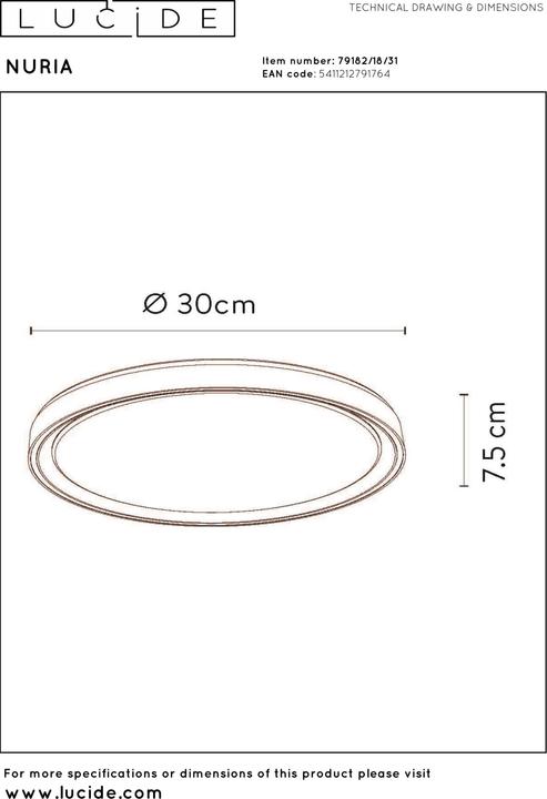 Image du produit Lucide Nuria (1440 lm)