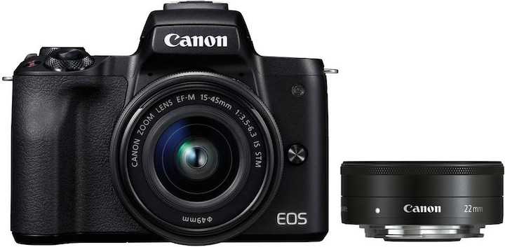 Produktbild Canon EOS M50 Lens Duo Kit (24.10 Mpx, APS-C / DX)