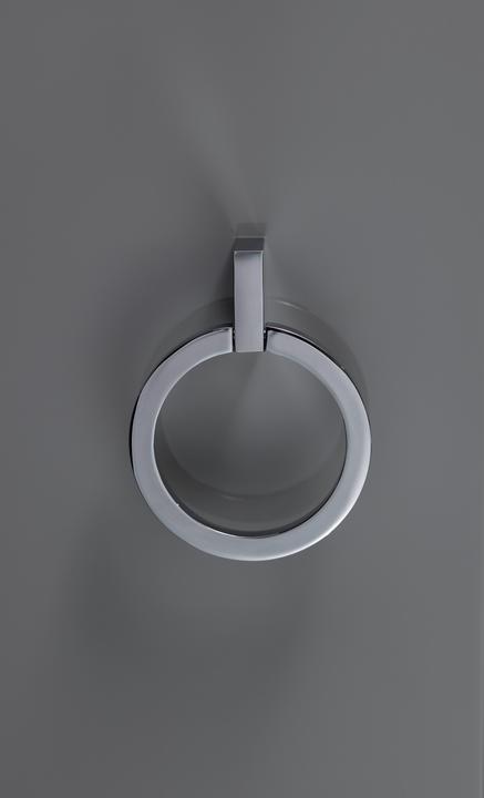 Actual product image Duravit White Tulip half height cabinet, width 400 x depth 240mm, 1 door stop left with handle, WT13