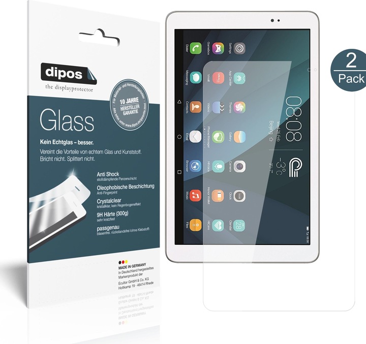 Produktbild Dipos Displayschutz Anti-Shock (2 Stück, Huawei MediaPad T1 10)