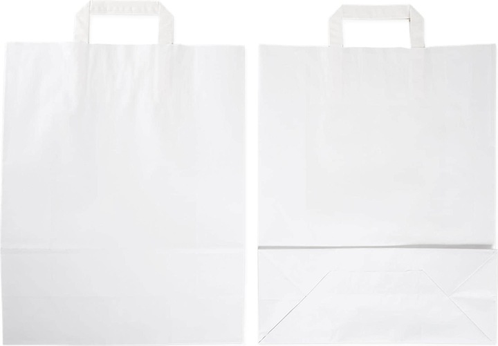 Actual product image Elco White paper bag 32x41x13cm (Gift bag, 50 x)