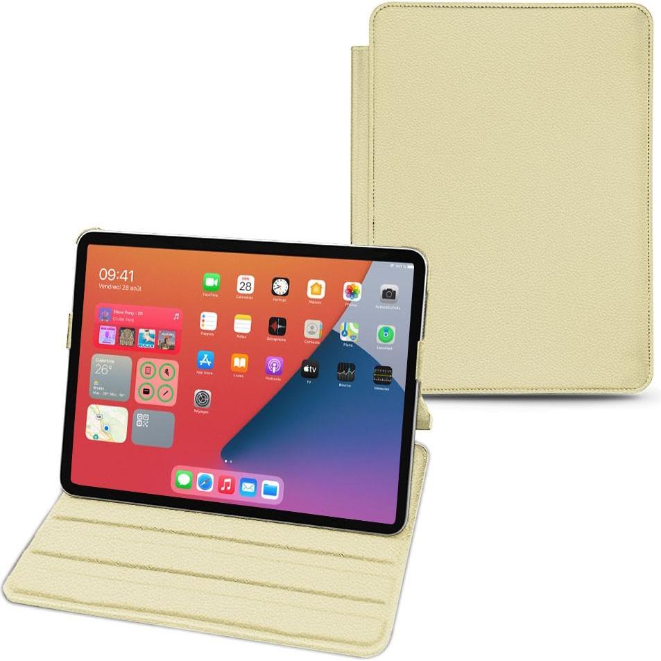 Noreve Lederschutzhülle horizontal (iPad mini 6), Tablet Hülle, Beige