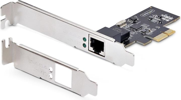 Produktbild StarTech com PR12GI-NETWORK-CARD, Eingebaut, Kabelgebunden, PCI Express, Ethernet, 2500 Mbit/s, Schw (PCI Express 2.0 x2)