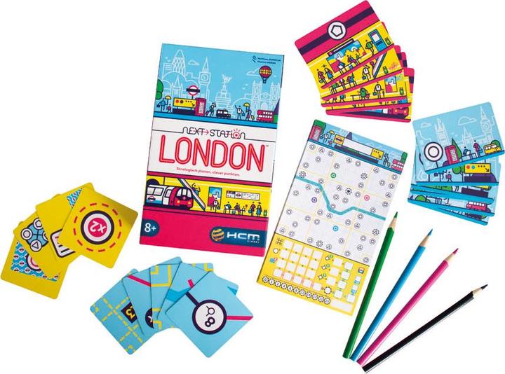 Produktbild HCM Kinzel Next Station London (Deutsch, Englisch, Französisch, Italienisch, 1 - 4 Spieler)