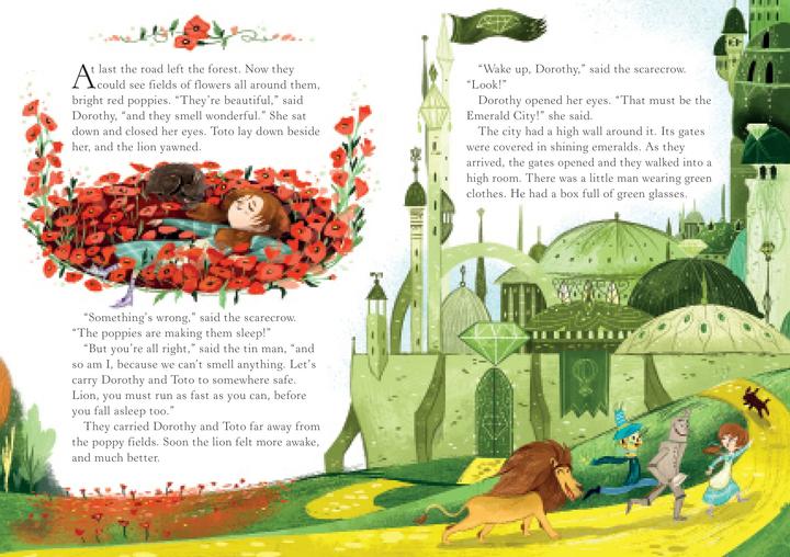 Produktbild Usborne English Readers Level 3: The Wizard of Oz (Englisch, Davide Ortu, L. Frank Baum, Mairi Mackinnon, 2016)