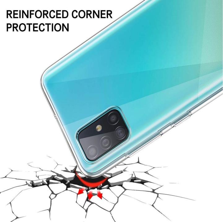 Actual product image Screenguard Samsung Galaxy A51 4G Flexible TPU Clear Case (Samsung Galaxy A51)