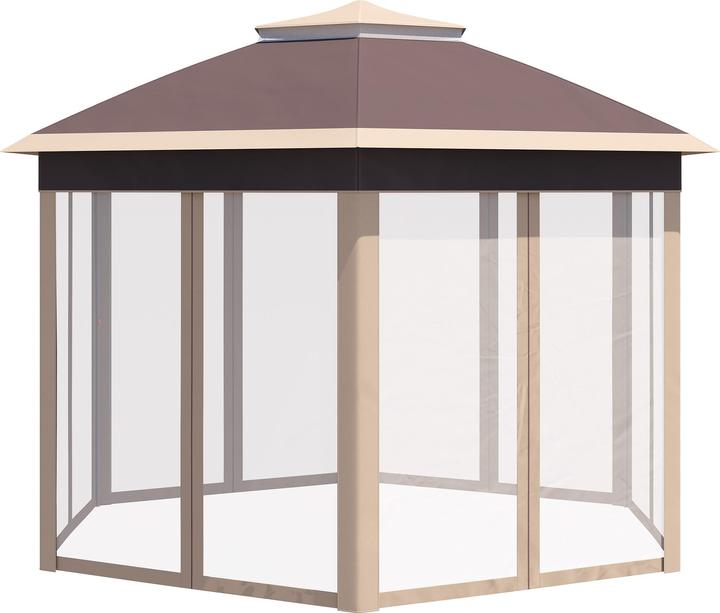 Actual product image Outsunny Folding pavilion with carrier bag (405 cm, 405 cm)