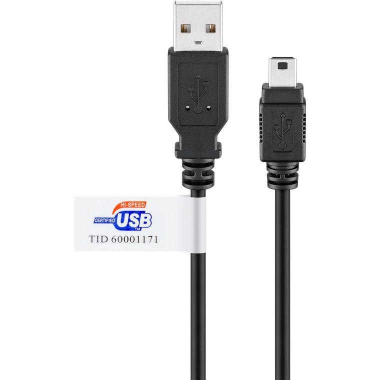 Goobay USB-Kabel (3 m, USB 2.0), USB Kabel
