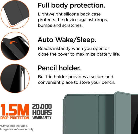 Actual product image Eiger Storm 250 Stylus Case (iPad 2025 (11th gen), iPad 10.9 (2022))