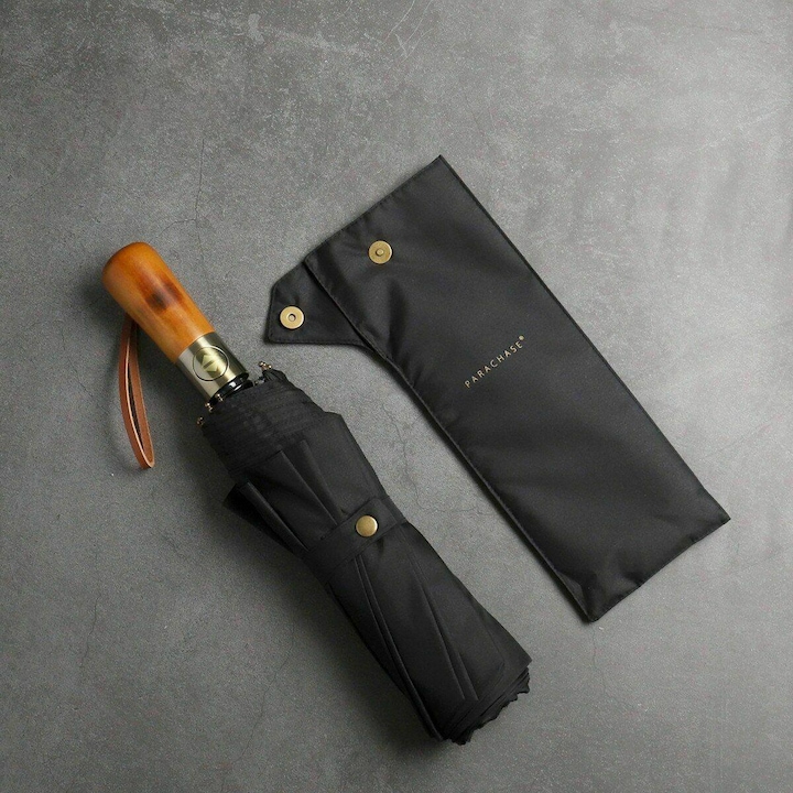 Produktbild JTI Regenschirm, kompakt - 115 cm - Schwarz