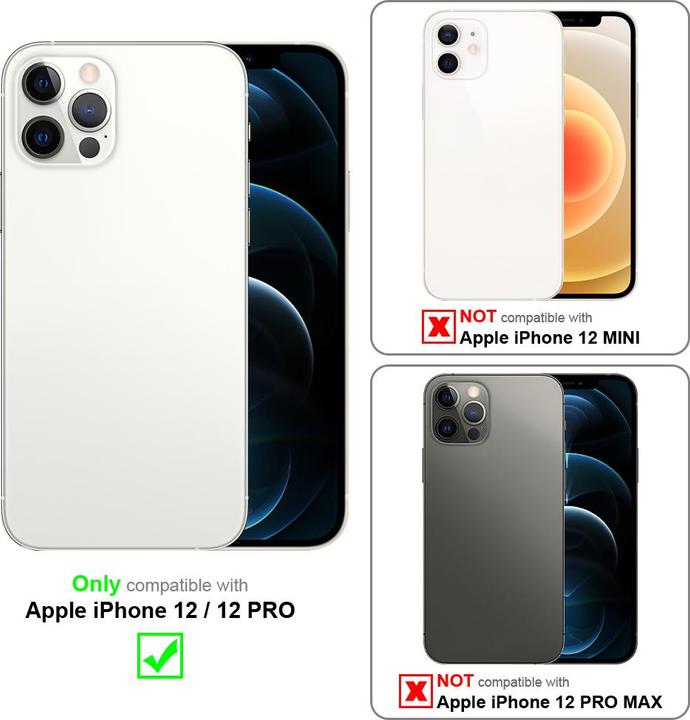 Image du produit Cadorabo Coque pour Apple iPhone 12 / 12 PRO compatible avec Magsafe (Apple iPhone 12, Realme 12 Pro+)