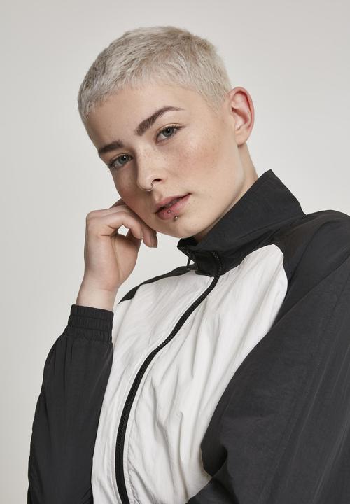 Actual product image Urban Classics Ladies Short Raglan Crinkle Batwing Jacket (M)
