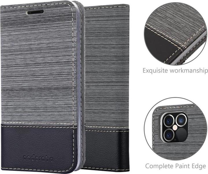 Actual product image Cadorabo Book Jeans Optics Cover (Apple iPhone 12)