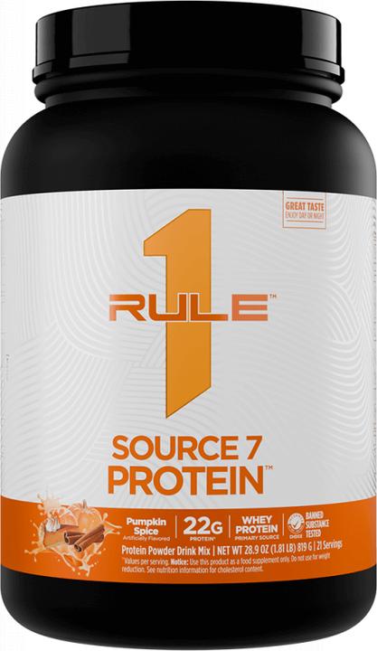 Actual product image Rule 1 Source7 Protein (898 g, 21x, Spice Pumpkin)
