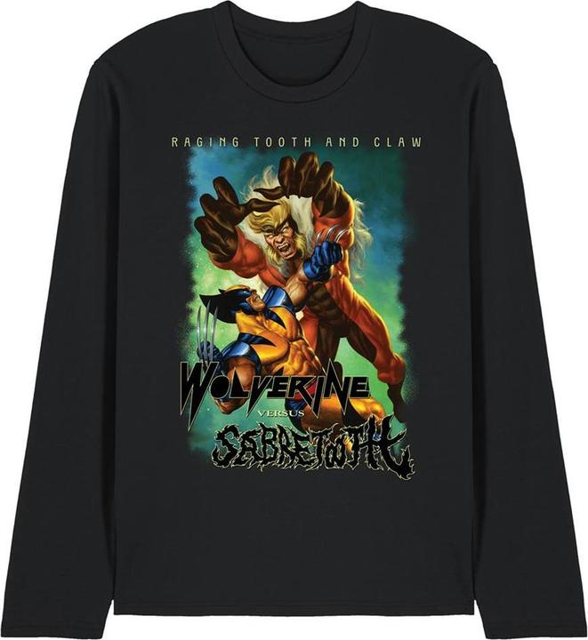 Produktbild Wolverine Versus Sabretooth TShirt Langärmlig (M)