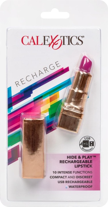 Image du produit CalExotics Hide & Play Rouge à lèvres Recharge-Pourpre