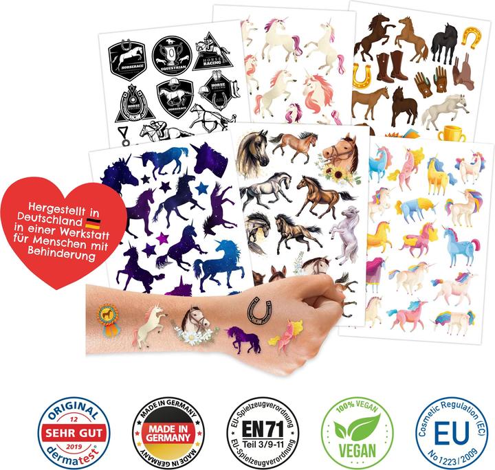 Produktbild Papierdrachen Pferde