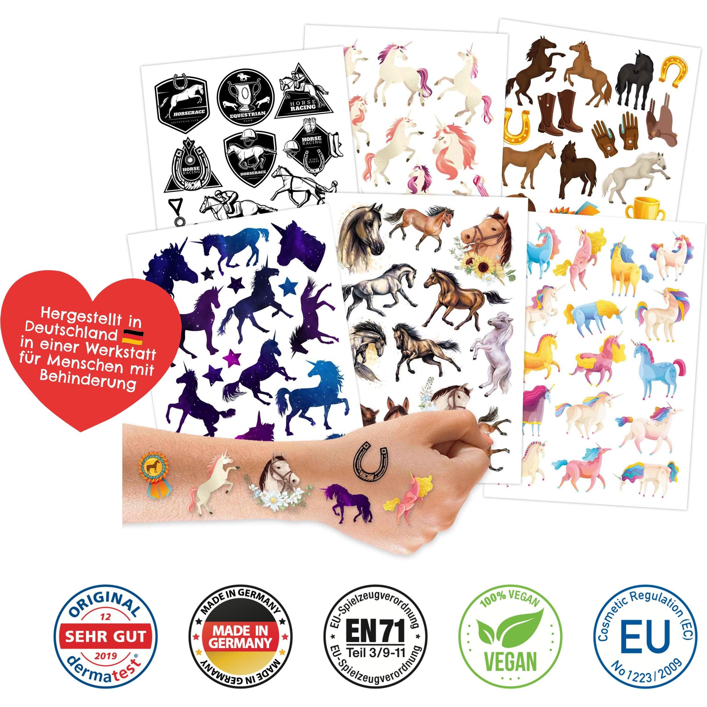 Papierdrachen Pferde