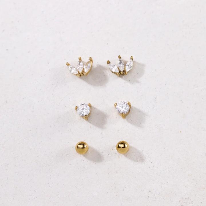 Produktbild Luamaya Delicate Bead Studs (Edelstahl)
