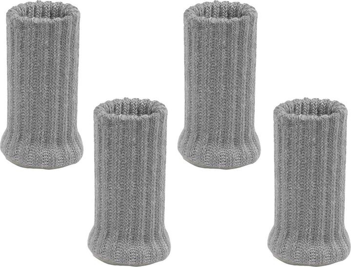 Immagine prodotto JTI 4x calzini per mobili - grigio (Calzini per sedie, 4 Pezzo/i)