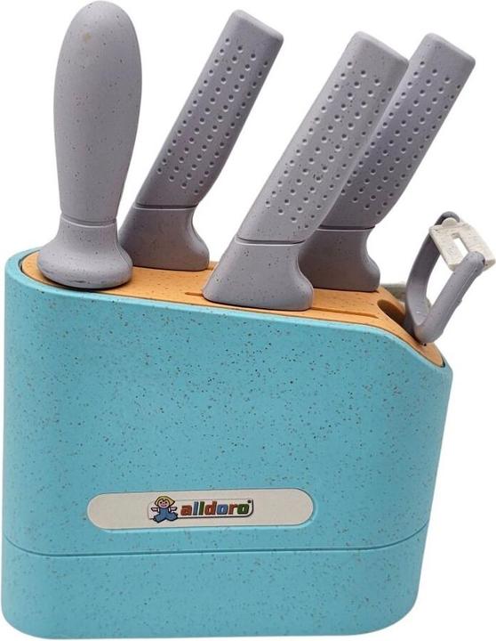 Produktbild Alldoro Messerblock für die Kinderküche, 7-teilig, eco-friendly