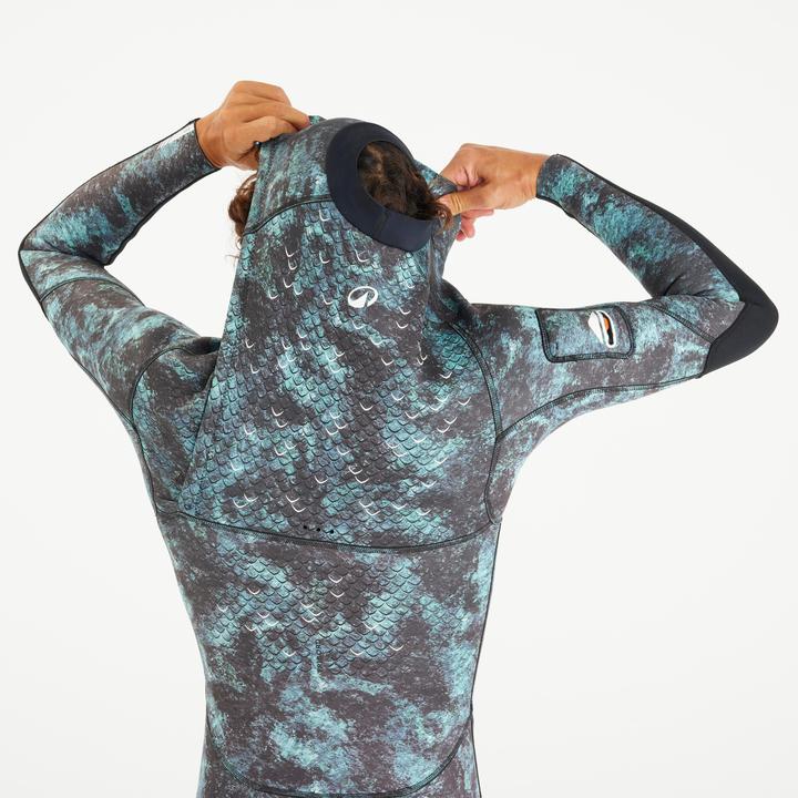 Subea Shorty chasse sous-marine néoprène 2.5mm homme - SPF 900 manches longues camo