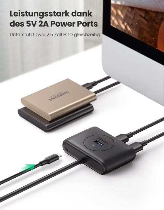 Productafbeelding Ugreen 40850 (USB-C, USB-A, 4 ports)