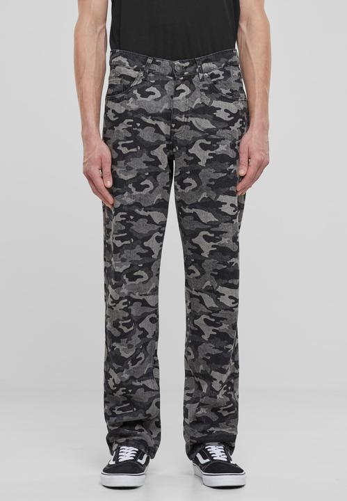 Actual product image Urban Classics Laser Camo Printed Jeans - 166813 (30)