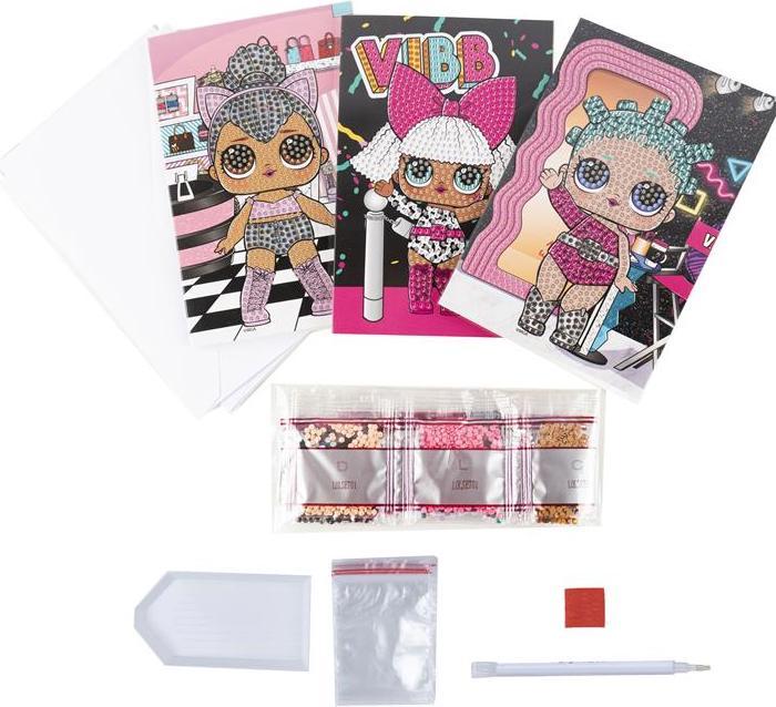 Actual product image Craft Buddy LOL Characters, Card Set 10x15cm Crystal Art