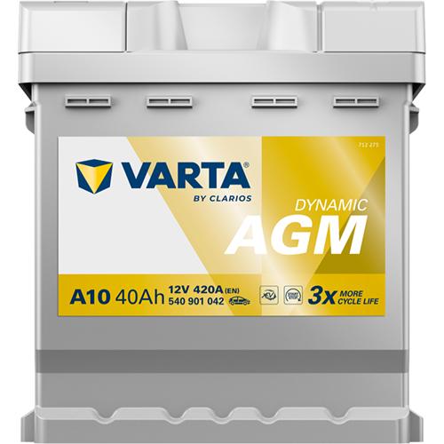 Produktbild Varta A10 Silver Dynamic AGM 540901042 Autobatterie 40Ah (12 V, 40 Ah, 420 A)