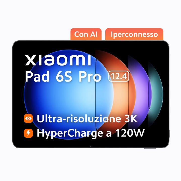 Produktbild Xiaomi Pad 6S Pro (nur WLAN, 12.40", 256 GB, Graphite Grey)