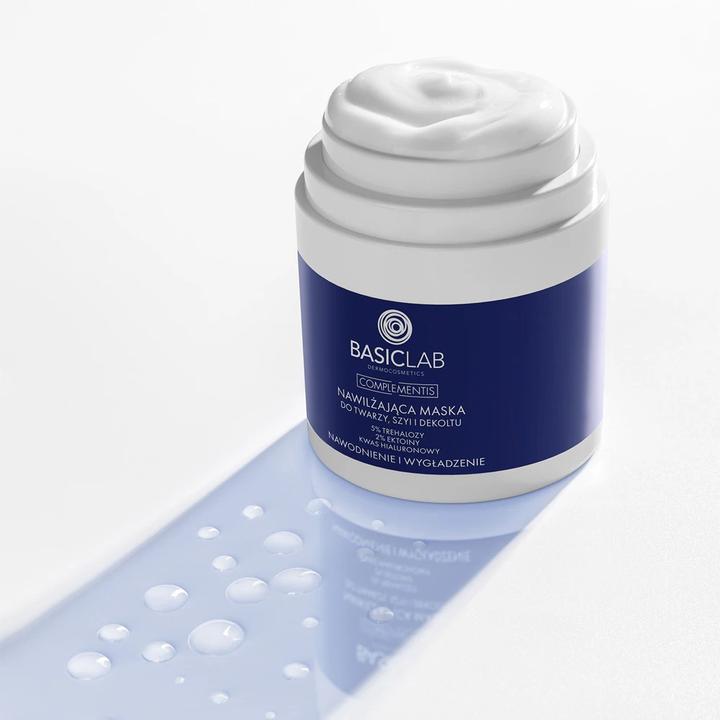 Produktbild BasicLab Moisturizing Face Neck & Dcollet Mask Hydration & Smoothing 50ml (50 ml)