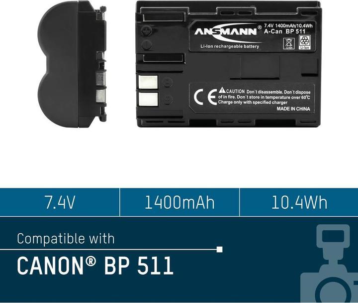 Produktbild Ansmann Canon BP-511 (Kamera Akku)