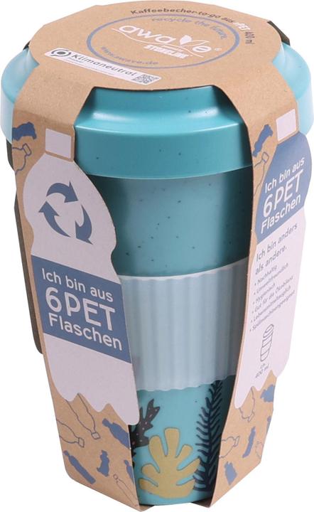 Actual product image Stoneline Awave Coffee-to-go cup, 400 ml, Turquoise (0.40 l)