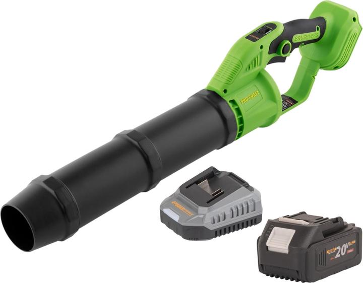 Produktbild Procraft PB24bb Akku Laubbläser 20 V Brushless + 1x Akku 4,0 Ah + Ladegerät (Akkubetrieb, Laubbläser)