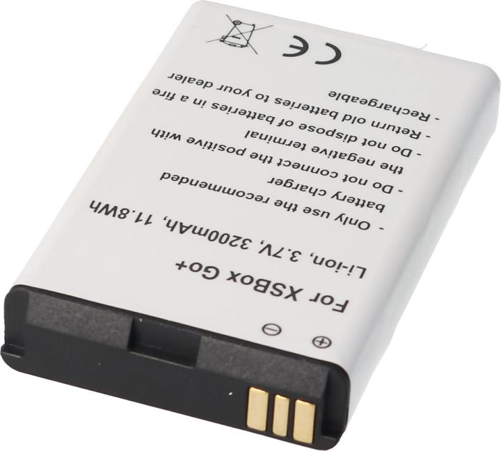 AccuCell Akku für WLAN Hotspot 4G Systems XSBox GO+ (1 pcs, Spécifique à l'appareil, 3200 mAh, Piles rechargeables + chargeur)