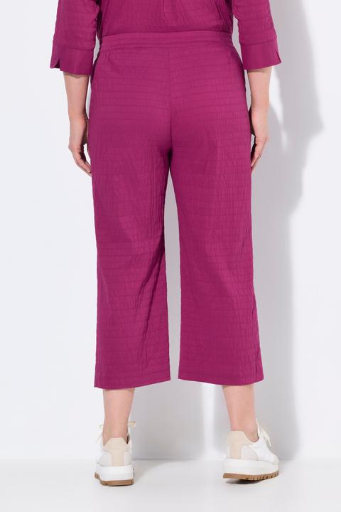 Immagine prodotto Ulla Popken Pantaloni a 7/8 modello Ruby con ginocchio preformato, taglio della gamba dritto e cintura elastica (52)