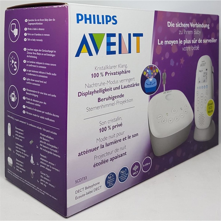 Produktbild Philips Avent DECT-Babyphone (Babyphone Audio, 330 m)