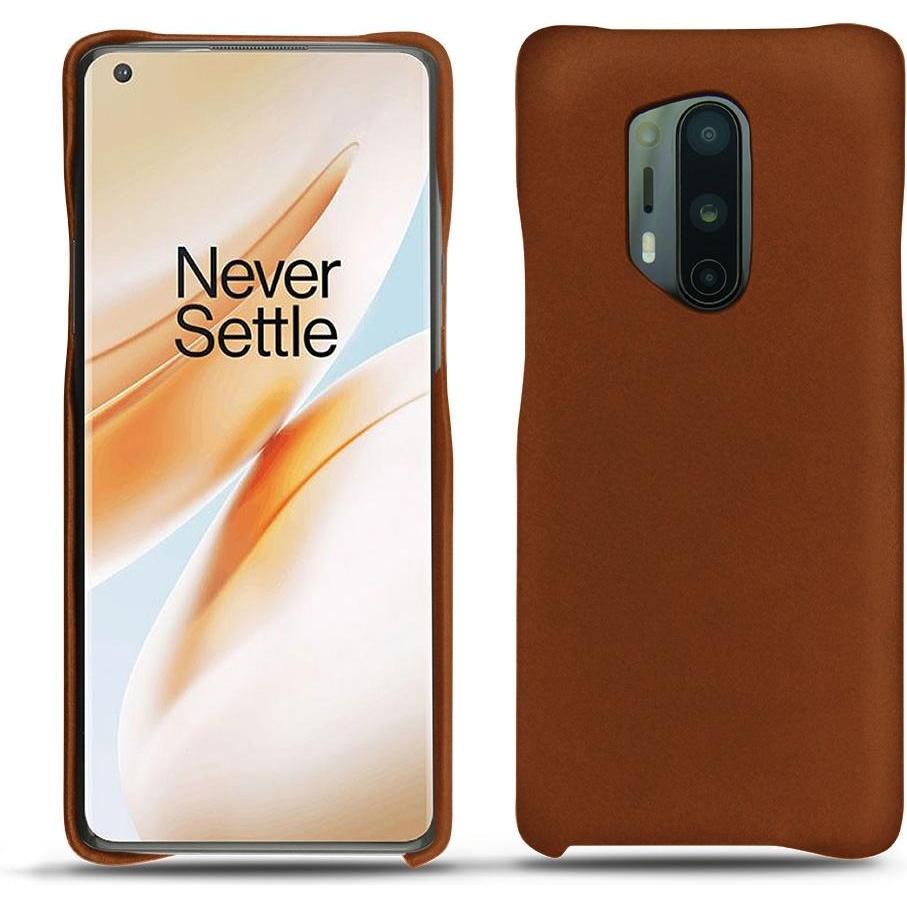 Noreve Lederschutzhülle (OnePlus 8 Pro), Smartphone Hülle, Braun