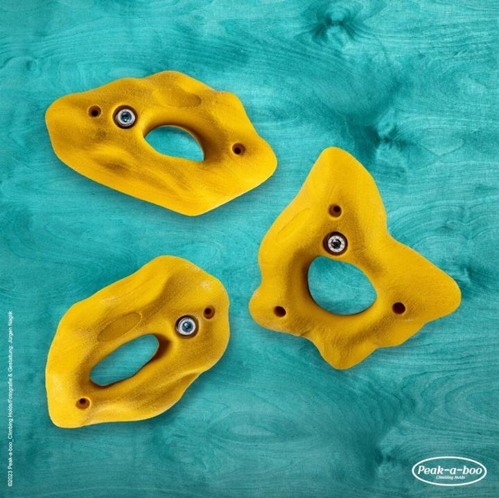 Actual product image Peak-a-boo Klettergriffe Set Amigos (Neon Green)