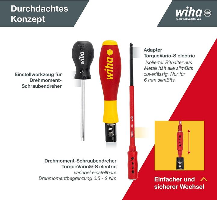 Produktbild Wiha VDE Drehmoment-Schraubendreher (Innensechskant)