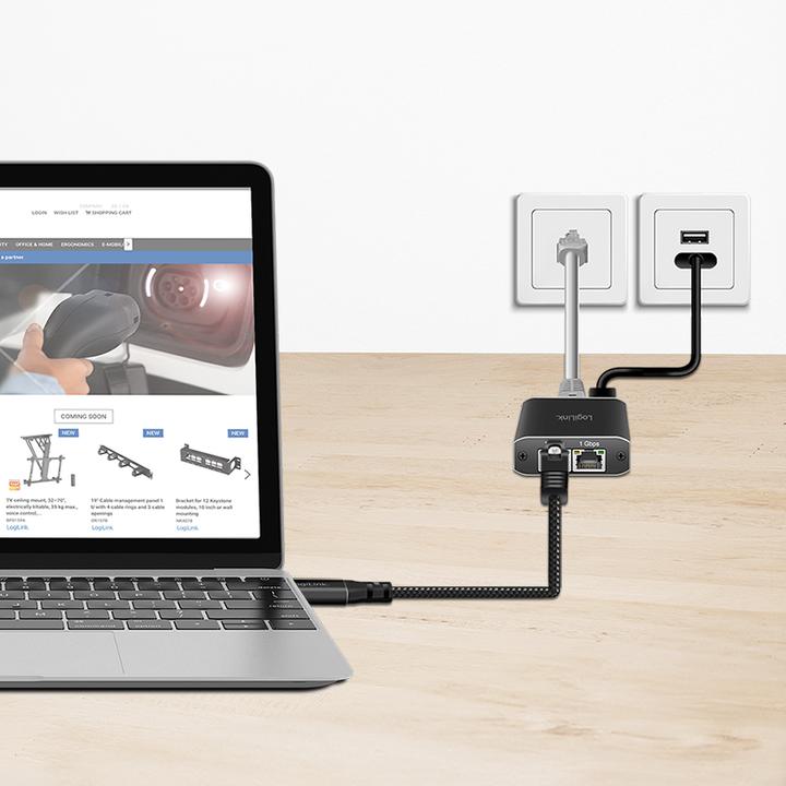 Produktbild LogiLink Netzwerkkabel (S/FTP, CAT6, 10 m)