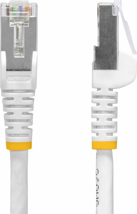 Actual product image StarTech com 3m White CAT8 Ethernet Cable, Snagless RJ45, 25G/40G, 2000MHz, 100W PoE++, S/FTP, 26AWG (S/FTP, 3 m)