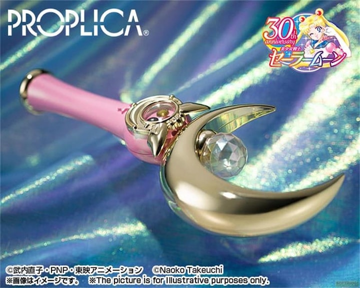 Image du produit Bandai Sailor Moon Proplica Réplique 1/1 Sceptre de la Lune Brilliant Color Edition 26 cm