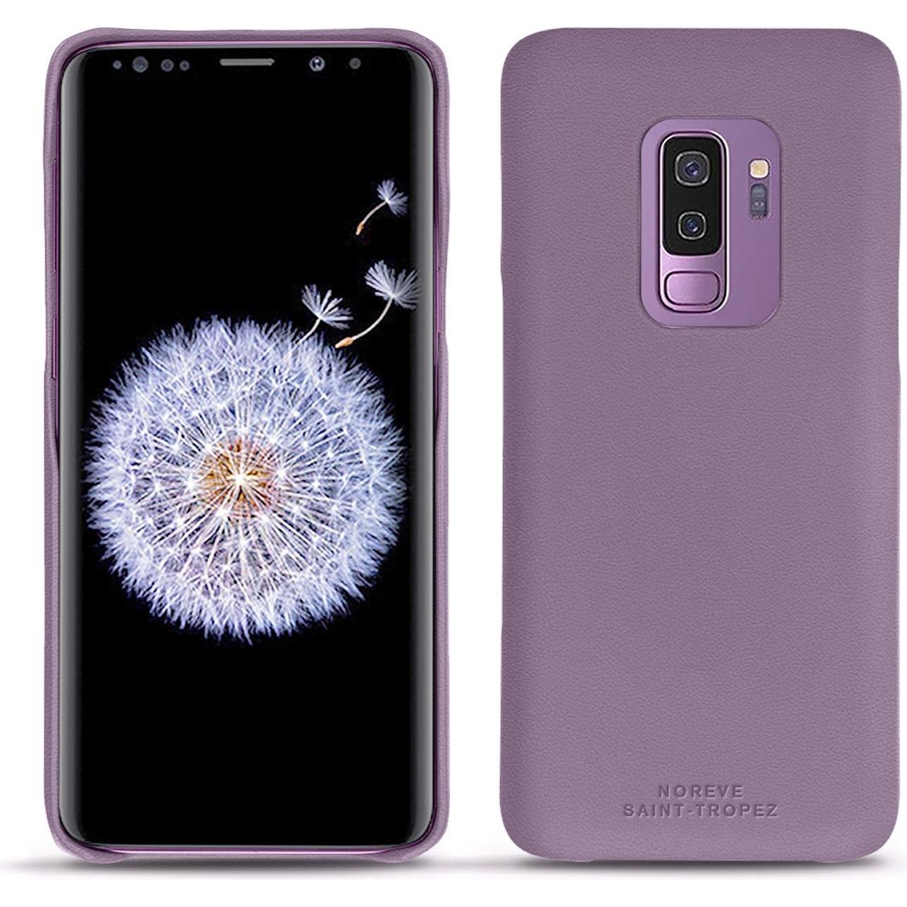 Noreve Lederschutzhülle (Samsung Galaxy S9+), Smartphone Hülle, Violett
