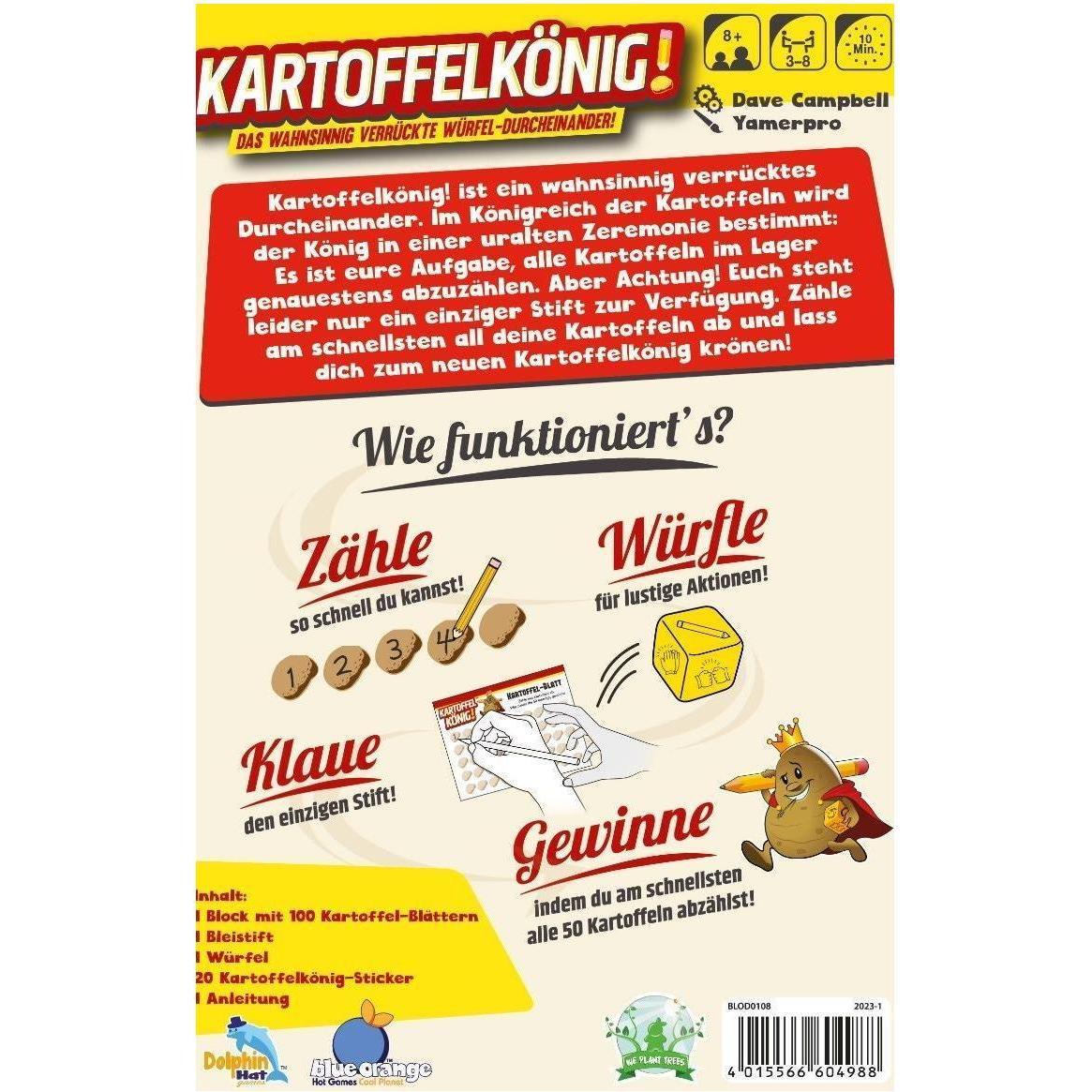 Thumbnail - Blue Orange Kartoffelkönig!, Würfelspiel, für 3-8 Spieler, ab 8 Jahren (DE-Ausgabe) (Deutsch)